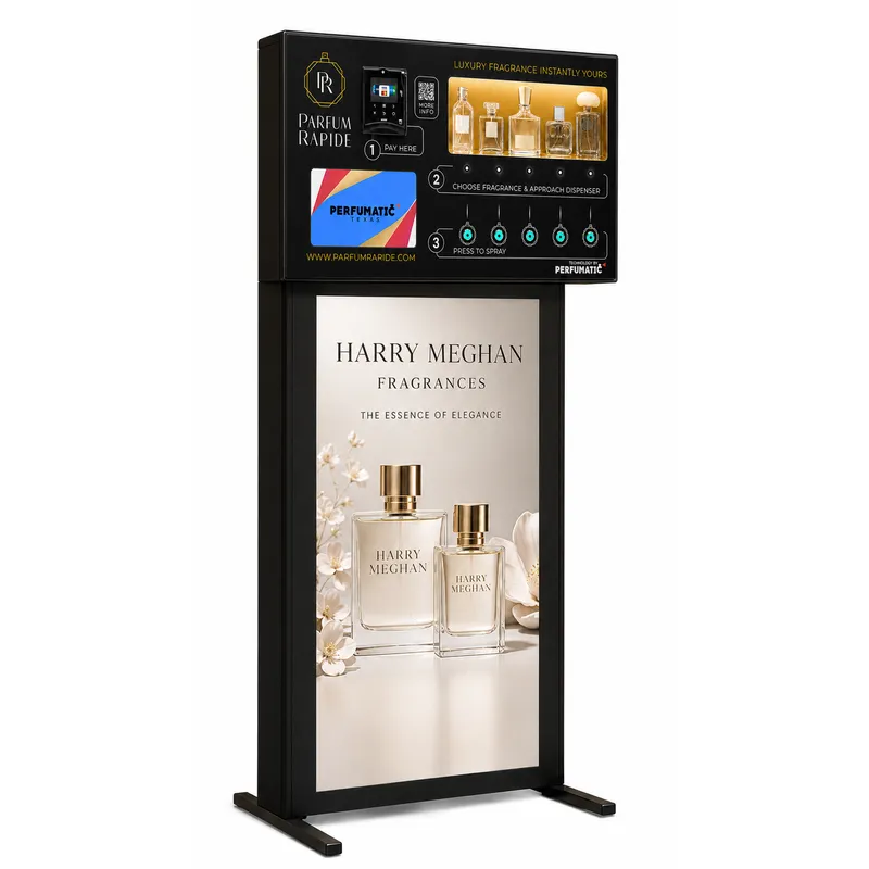 [PR-BUNDLE-PRSS] Parfum Rapide Turnkey System with STV Advertising Stand